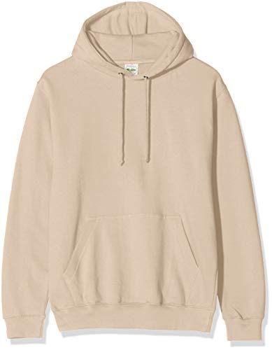 AWDis Herren Kapuzenpullover COLLEGE HOODIE, Nicht-Gerade Weiss (Nude), M