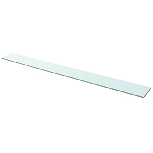 yorten Regalboden Glas, Ersatzteile Glasboden, Einlegeboden Max. Tragfähigkeit 15 kg 8 mm Transparent (110 x 12 cm)