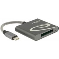 DeLOCK USB-C Card Reader XQD 2.0 Kartenleser, anthrazit, USB-C 3.2 (5 Gbit/s)