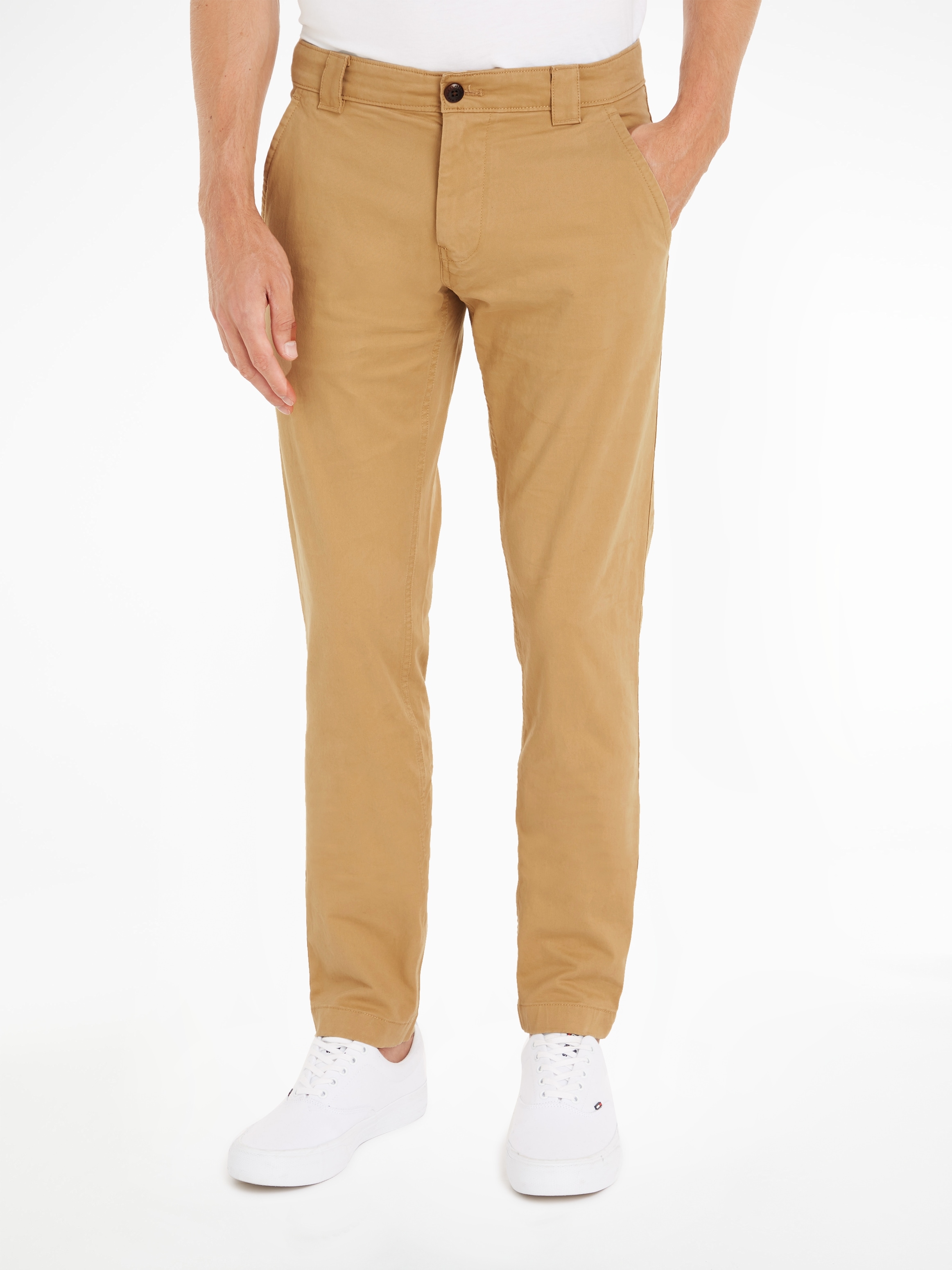 Tommy Jeans Chinohose "TJM SCANTON CHINO PANT", mit Markenlabel
