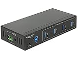 Delock 63309 Externer Industrie Hub 4 x USB 3 Typ-A mit 15 kV ESD Schutz