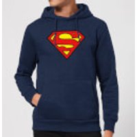 Justice League Superman Logo Hoodie - Navy - XXL
