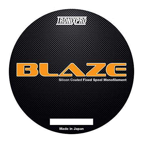 Tronixpro Blaze Fixed Spool Line Angelschnur, Orange, 0.28mm, 13lb, 1000m