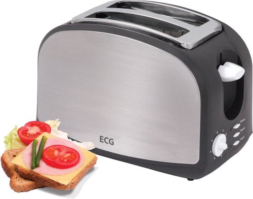 ST968 Toaster 900 W 2 Scheibe(n) 8 Stufen (Schwarz, Edelstahl)