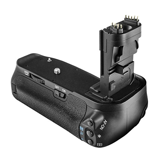 Batteriegriff kompatibel mit Canon EOS 60D, 60Da - ersetzt BG-E9, BG-E9H inkl. 2X Akkuschalen und Fernbedienung