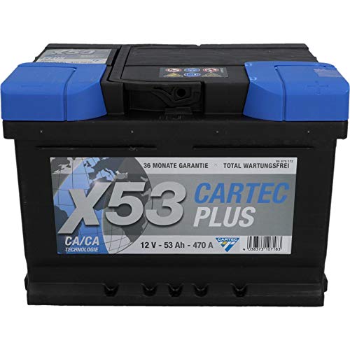CARTEC Plus Starterbatterie 53 Ah, 470 A