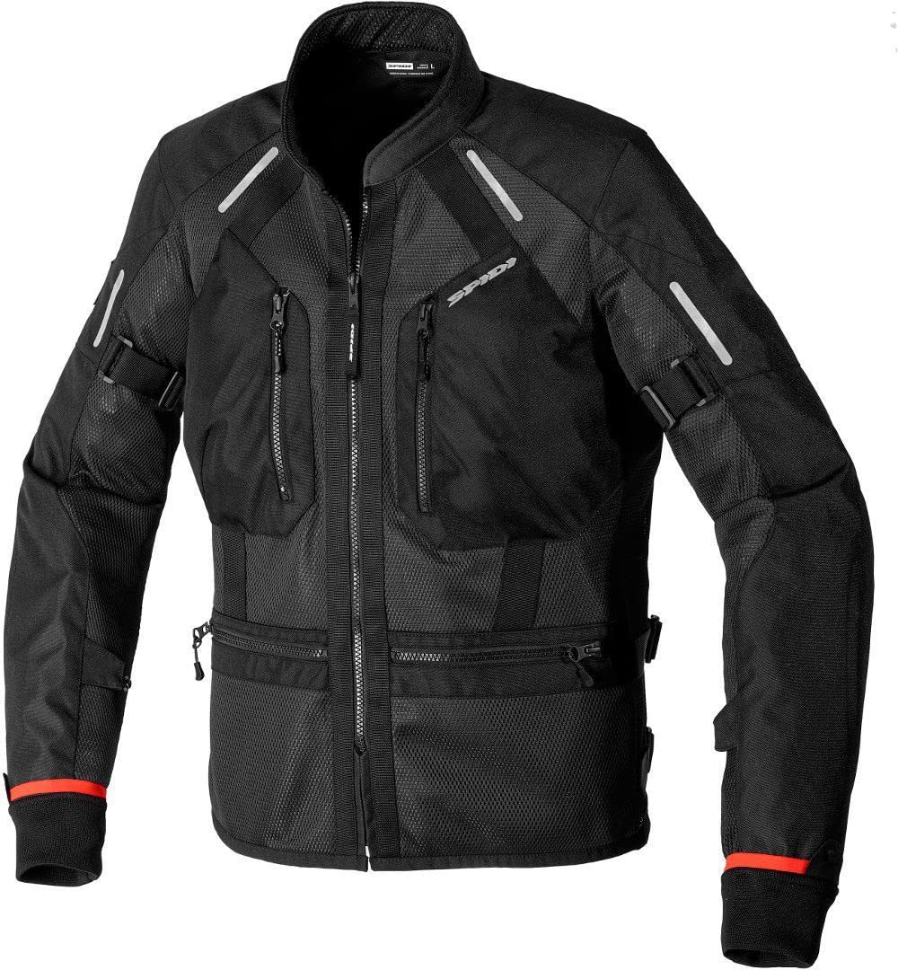 SPIDI Tech Armor Textil Motorradjacke schwarz M