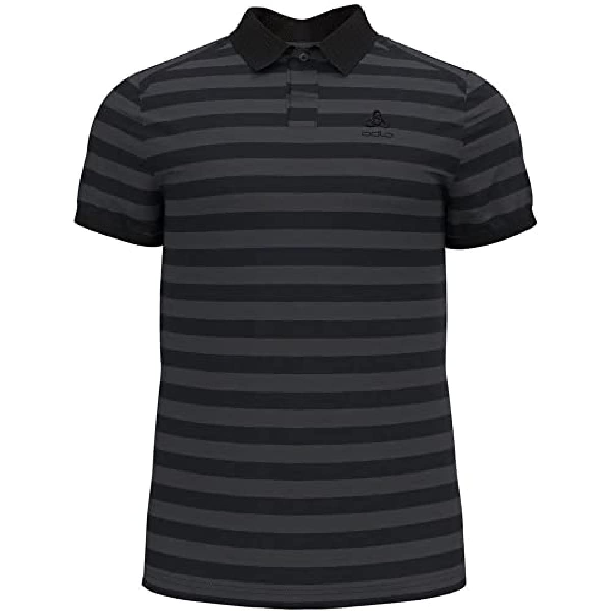 Odlo Herren Polo Shirt CONCORD, black - new odlo graphite grey, M