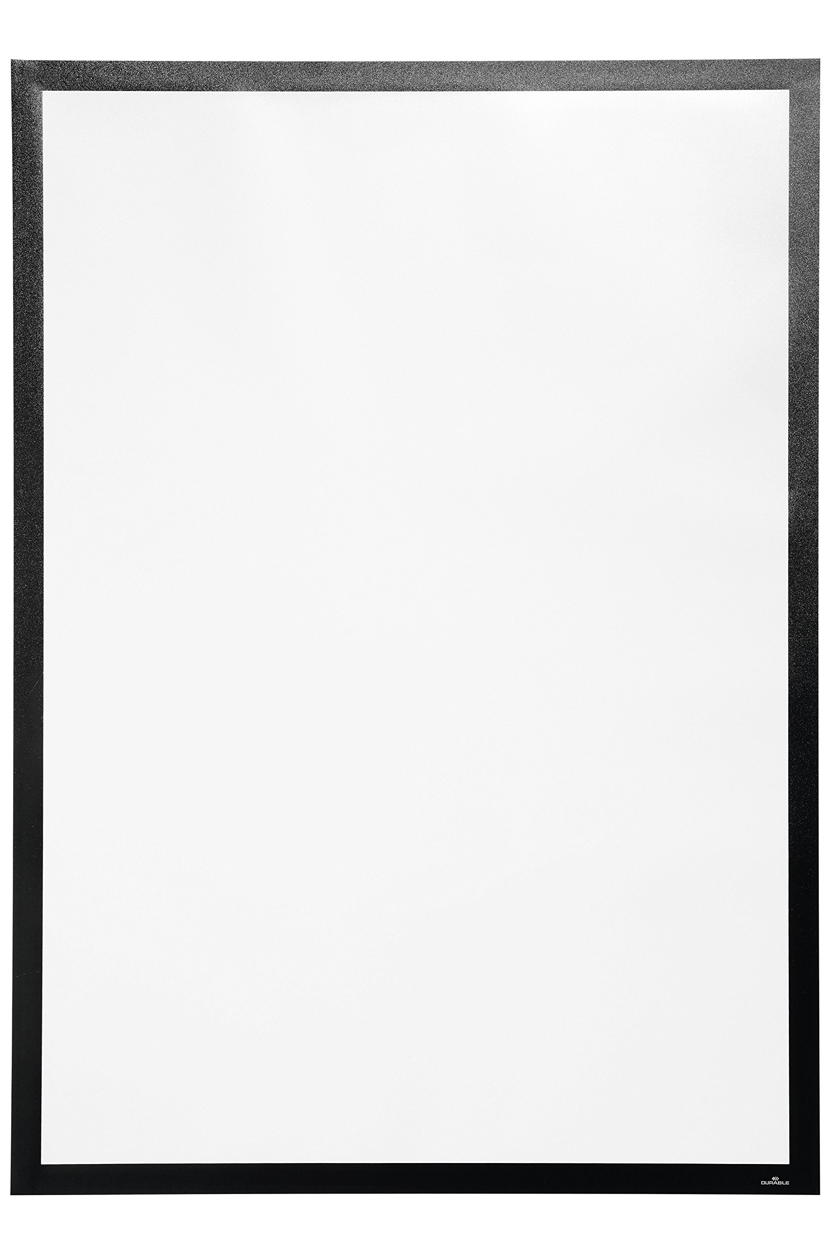 Durable Info-Rahmen Duraframe Poster (70 x 100 cm, selbstklebender Plakatrahmen mit Magnetverschluss) 1 Stück, schwarz, 499201