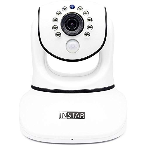 Überwachungskamera IN-8015 Full HD weiss von INSTAR - WLAN IP Kamera - Innenkamera - IP Cam - Pan Tilt - Alarm - PIR - Bewegungserkennung - Nachtsicht - Weitwinkel - LAN - WiFi - RTSP - ONVIF
