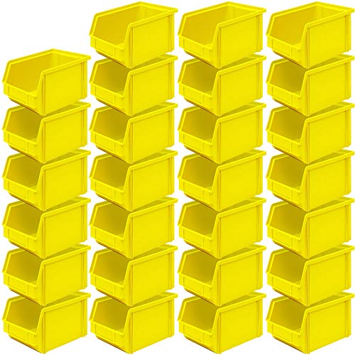 27x Sichtbox"CLASSIC“ FB 4, LxBxH 230/200x140x122 mm, Inhalt 3,7 Liter, gelb
