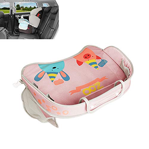 OVsler Reisetisch Auto Kinder Kinder Reisetisch Reisetisch Auto Tisch Spieltisch Auto Lenbest Kinder Reisetisch Knietablett Kinder Auto Maltisch Auto Kinder Knietablett FüR Auto pink