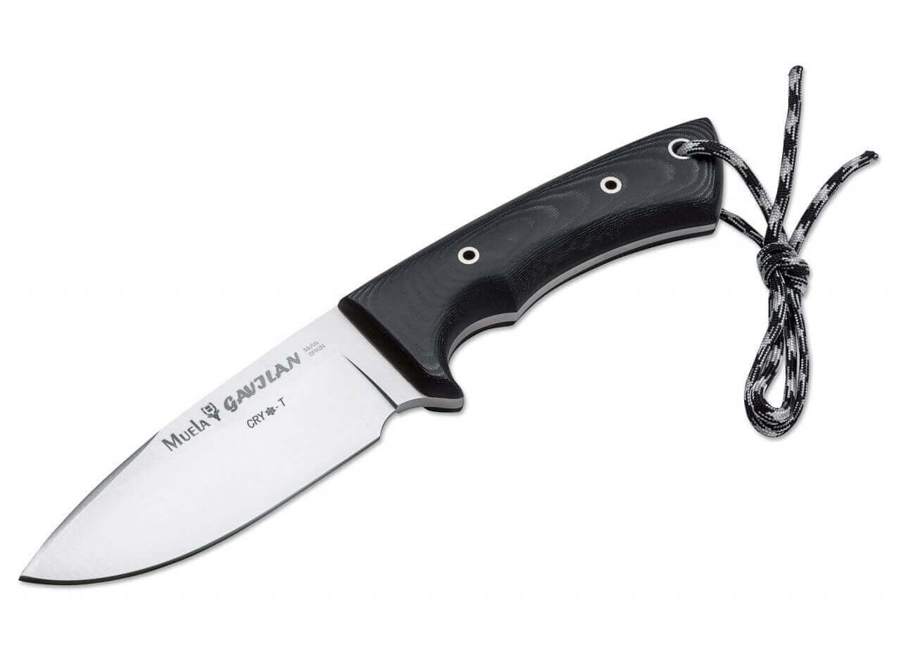 Muela Unisex – Erwachsene Messer Gavilan schwarz, Silber, one Size