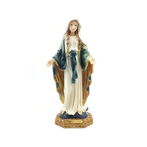 Heiligenfigur Madonna Immaculata Miraculeuse Mutter Gottes Maria Statue Religion
