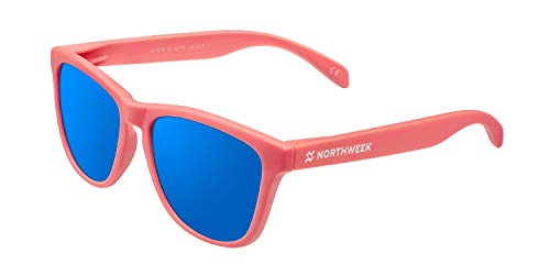 Northweek Unisex-Erwachsene Regular Coral Sonnenbrille, Blau (Blue), 140.0