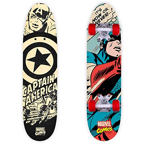 Wooden (Holz) Skateboard Captain America 61x15x8/10cm (9940)