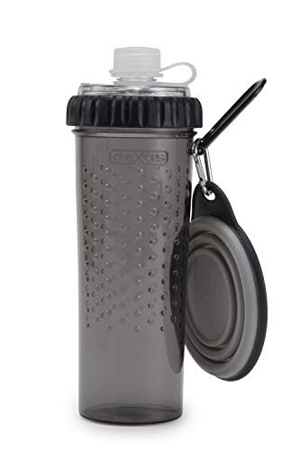 Dexas PW450432429 Snack-Duo with Companion Cup, Light Grey, 1 stück