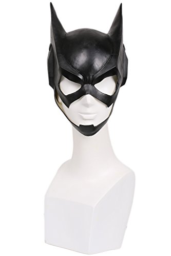Halloween Maske Cosplay Kostüm Latex Helm Schwarz voll Kopf Maske für Damen Verrückte Kleid Merchandise Replik Zubehör