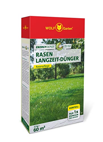 WOLF Garten - Energy Depot Rasen-Langzeitdünger ED-RA 60 (für ca. 60 m²/Jahr); 3839010