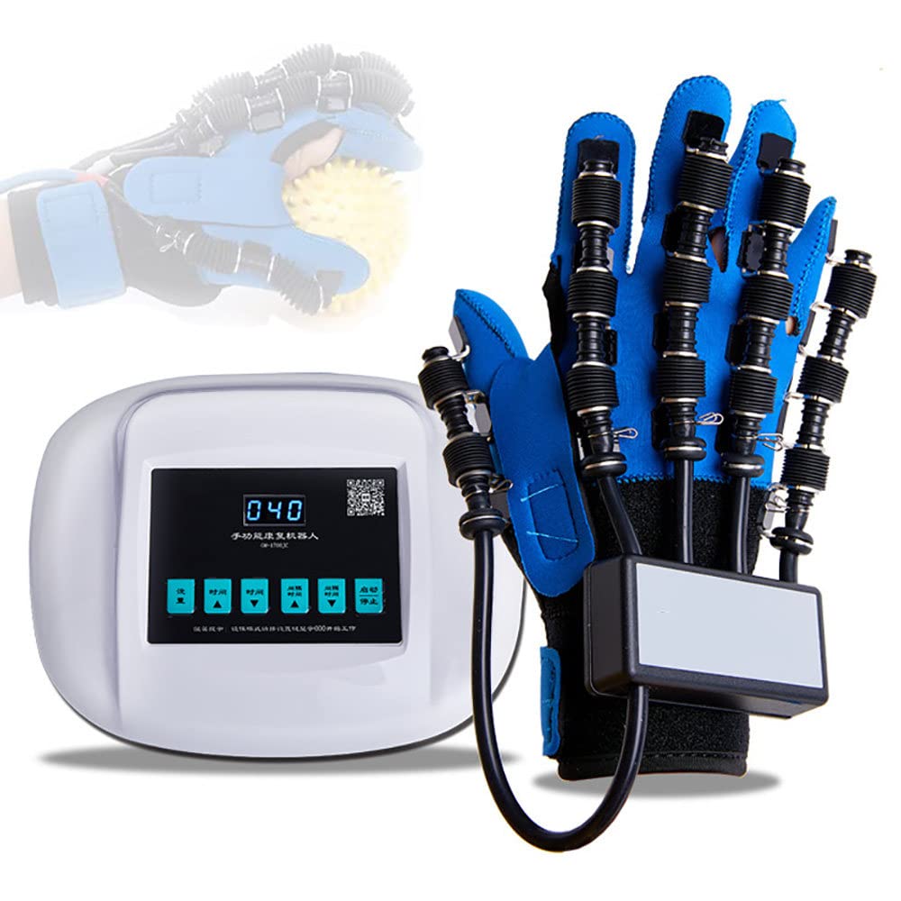 Rehabilitations-Roboterhandschuh, Finger-Rehabilitationstrainer für die Wiederherstellung der Handfunktion bei Schlaganfall, für Patienten mit Handdysfunktion,RightXS