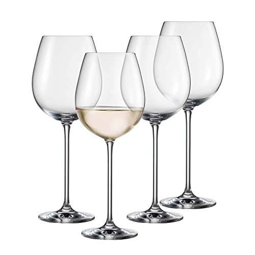 Schott Zwiesel Weißweinglas Vinos (4er-Set), anmutige Weingläser für Weißwein, spülmaschinenfeste Tritan-Kristallgläser, Made in Germany (Art.-Nr. 130012)