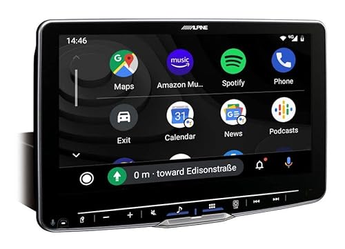 Alpine iLX-F905TRA | Autoradio mit 9-Zoll Touchscreen, DAB+, 1-DIN-Einbaugehäuse, Apple CarPlay Wireless und Android Auto Unterstützung für Ford Transit (ab Modelljahr 2018)