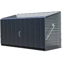 Trimetals gerätebox -storeguard- inkl. metallboden, anthrazit, 1,96 x 0,89 x 1,13 m
