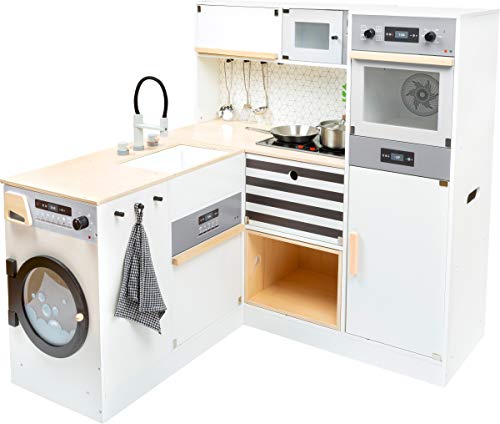 small foot 11464 Kinderküche "Modular XL" aus Holz, Multifunktionsküche mit vielen Umbaumöglichkeiten, ab 3 Jahren
