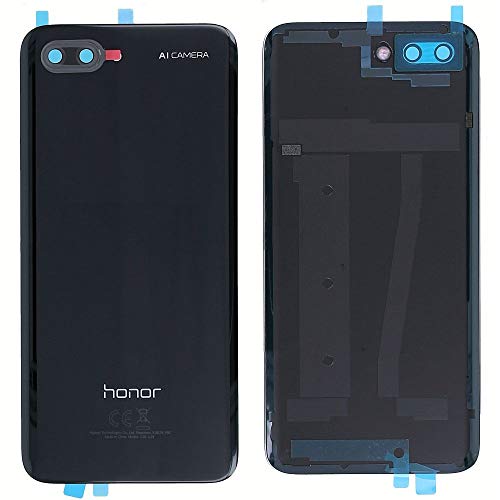 Handyteile24 ✅ ? Akkudeckel Abdeckung Cover Rückseite Akku Deckel Backcover in Schwarz 02351XPC für Huawei Honor 10