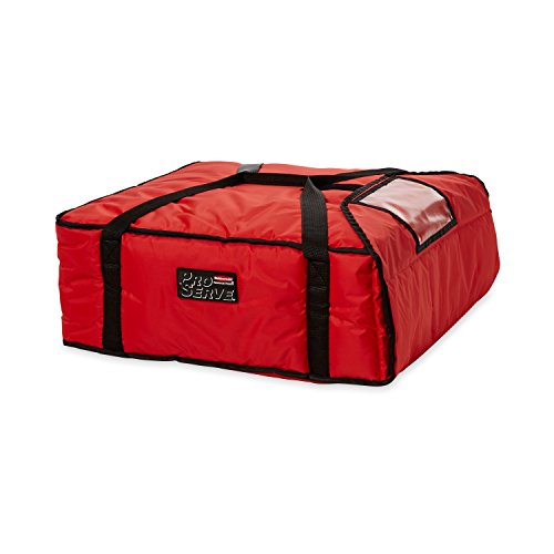 Rubbermaid Commercial Products Professional Large Pizza Delivery Bag - Red