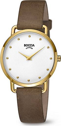 BOCCIA, Damenuhr in dunkelbraun, Uhren für Damen 2