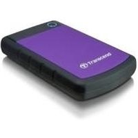 Transcend StoreJet 25H3P - Festplatte - 1TB - extern - 6,4 cm (2.5) - SuperSpeed USB - 5400 U/min - Puffer: 8MB - brilliant purple (TS1TSJ25H3P)
