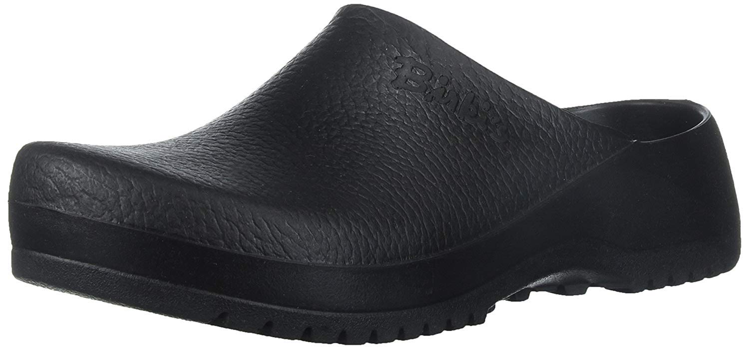 Birki Super Birki 068011, Unisex - Erwachsene Clogs & Pantoletten, weites Fußbett, PU, schwarz (Black), EU 45