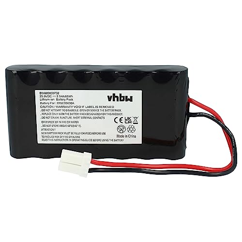 vhbw Akku Ersatz für 015E00600A, 015E00600 für Rasenroboter Rasenmäher (2500mAh, 25,9V, Li-Ion)