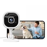 LySuyeo Überwachungskamera,1080p Kamera Überwachung Innen,WLAN Kamera mit Bewegungserkennung, Nachtsicht, Zwei-Wege-Audio, Babyphone mit Kamera, Hundekamera