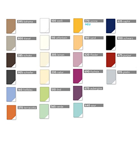 Estella Zwirn-Jersey Topper Spannbetttuch Spannbettlaken für Topper von 7-10 cm in allen Größen und verschiedenen Farben GRATIS 1x SCHAL GRATIS (90x200 cm bis 100x200 cm, weiss (100))