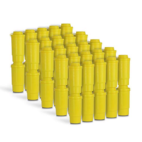 Abwurfbehälter - Servobox, Kanülen-Entsorgungsbox, Nadel-Abwurfeimer, Spritzen Entsorgungsspender, Entsorgungsbehälter - 500 ml - 50 Stück
