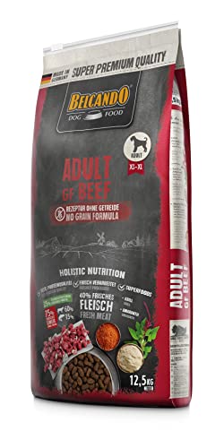 Belcando Adult GF Beef [12,5 kg] getreidefreies Hundefutter | Trockenfutter ohne Getreide | Alleinfuttermittel für ausgewachsene Hunde ab 1 Jahr