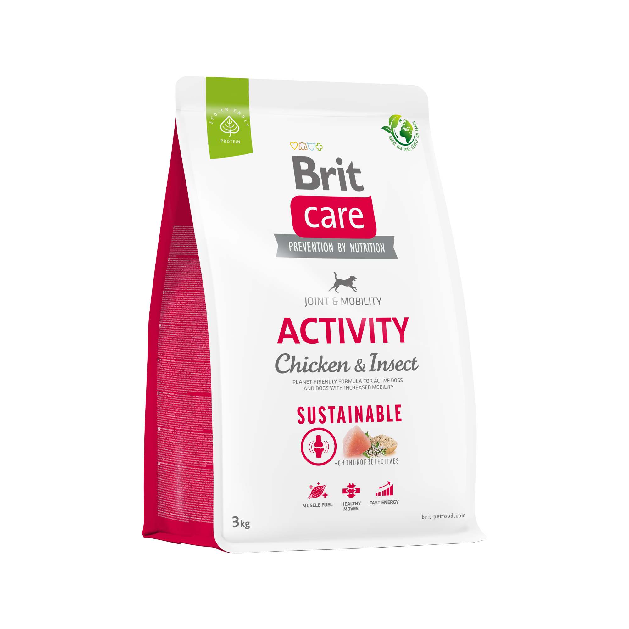 Brit Care Dog Sustainable Activity Chicken & Insect - dry dog food - 12 kg