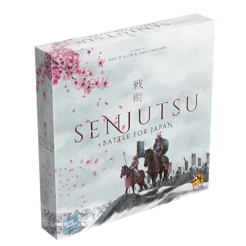 Senjutsu: Battle for Japan Samurai Duellspiel mit Miniaturen und Deckbildung, Strategiespiel für Kinder und Erwachsene, ab 14 Jahren, 1-4 Spieler, 15-20 Minuten Spielzeit,