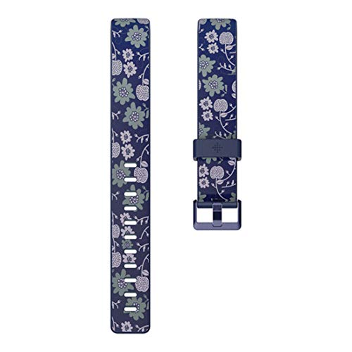 Fitbit Inspire und Inspire HR Print-Armbänder, Blüten, Large