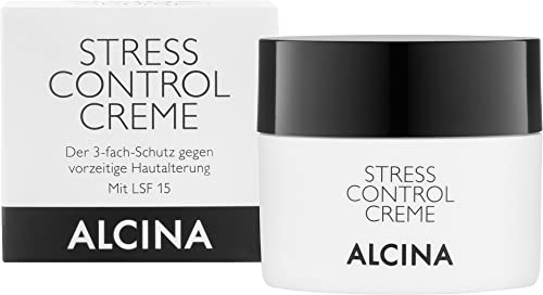 3er Stress Control Creme pflegende Kosmetik Alcina 3 Fach Schutz je 50 ml = 150 ml