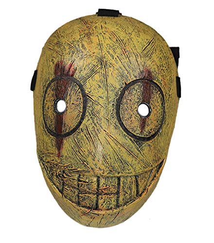 Chiefstore Legion Frank Maske Spiel Cosplay Kostüm Volles Gesicht Helm Replik für Erwachsene Herren alloween Carnival Fancy Dress Kleidung Zubehör (Gelb)