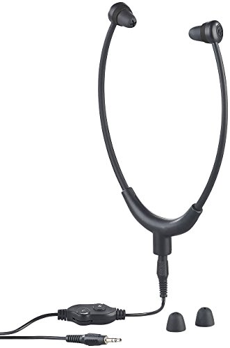 newgen medicals Kopfhörer mit Kabel: TV-Kinnbügel-Kopfhörer mit 3,5-mm-Klinkenanschluss, bis 117 dB (Ohrhörer Bügel)