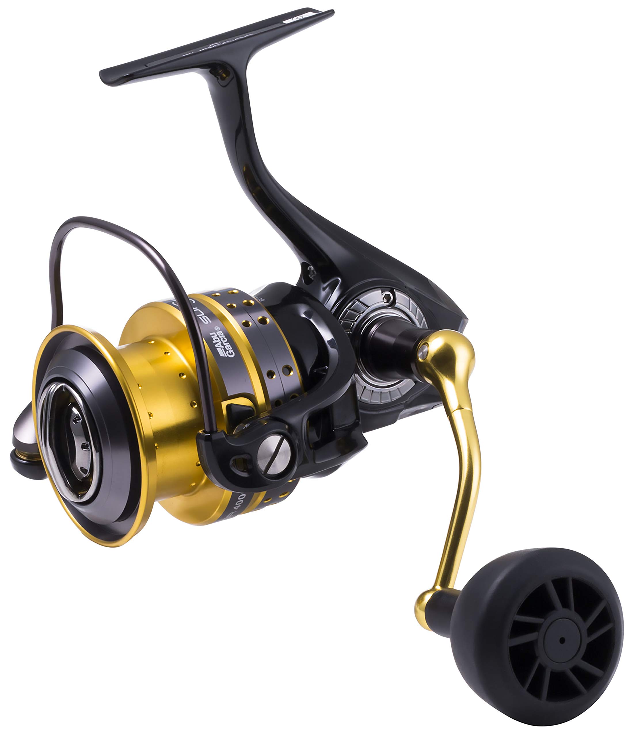 Abu Garcia Superior Spinnrollen, Schwarz/Gold