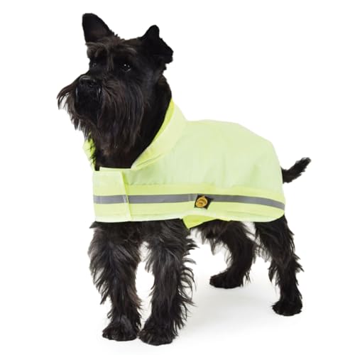 Fashion Dog reflektierender Regenmantel für Hunde - Neongelb - 65 cm