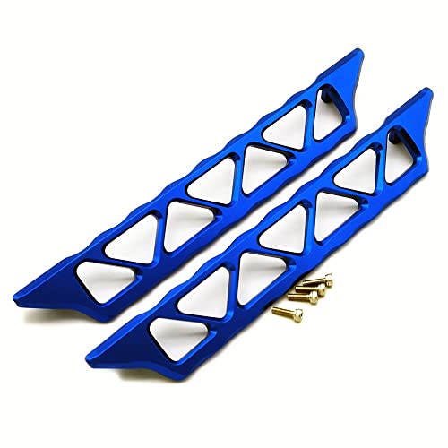 CrazyRacer for Traxxassss 1/5 6S & 8S RC Car 77076-4 Aluminum Side Trail Bar- 1PC Replace 7723 Blue
