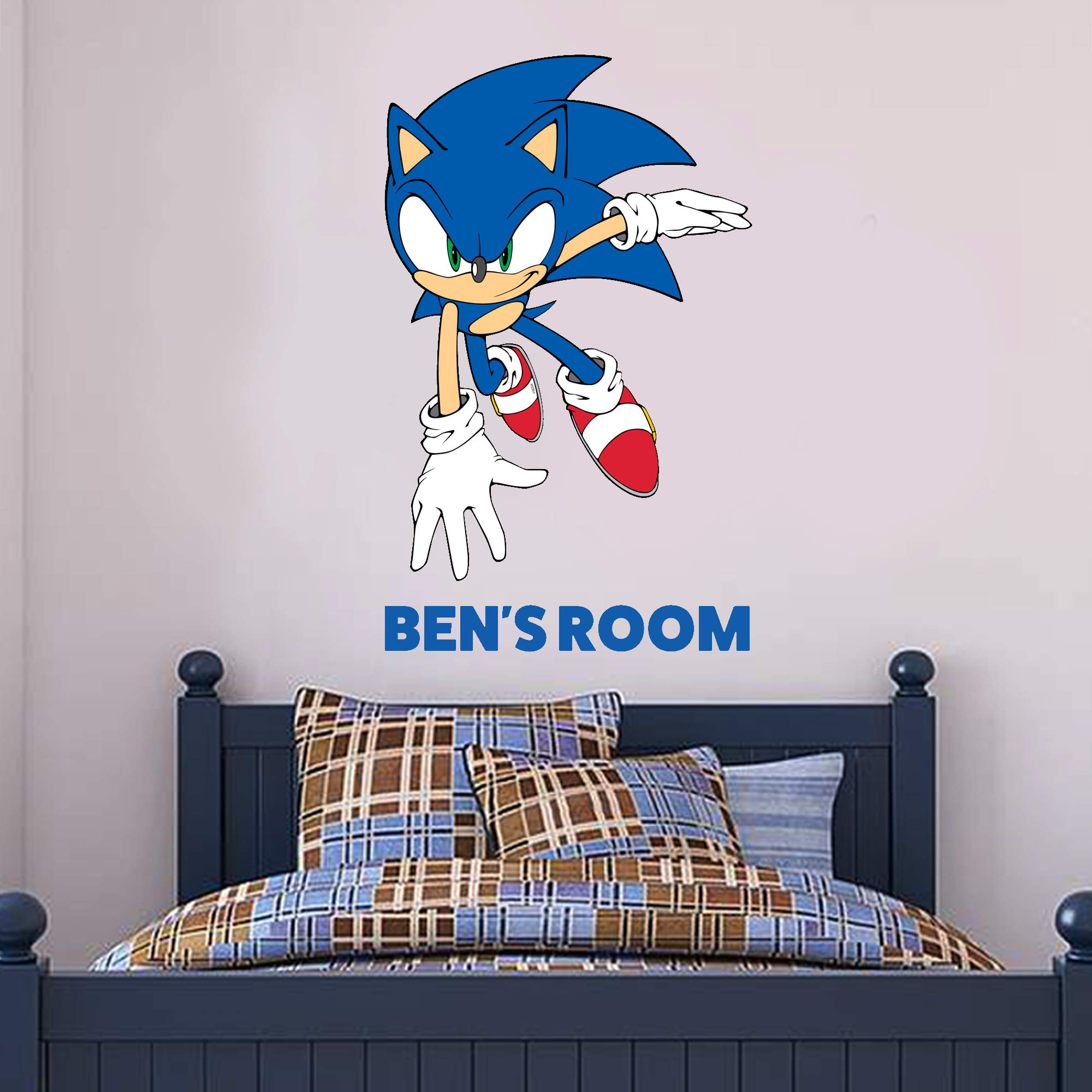 Beautiful Game Wandtattoo Sonic The Hedgehog, Vinyl, 120 x 90 cm