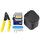 FTTH Fiber Tool Kit 3 in 1 mit FC-6S Fiber Cleaver und Fiber Optic Stripper CFS2