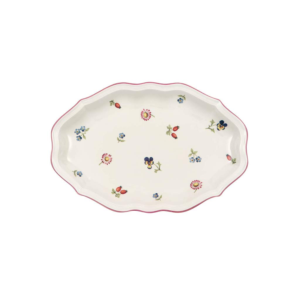 Villeroy und Boch Petite Fleur Beilagenschale, Premium Porzellan, 24 cm